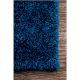 Modern Navy Blue Shaggy Rug